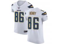 Nike Hunter Henry Elite White Road Men's Jersey - NFL Los Angeles Chargers #86 Vapor Untouchable