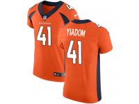 Nike Isaac Yiadom Elite Orange Home Men's Jersey - NFL Denver Broncos #41 Vapor Untouchable