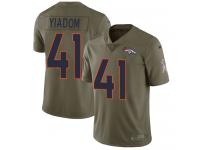 Nike Isaac Yiadom Limited Olive Youth Jersey - NFL Denver Broncos #41 2017 Salute to Service