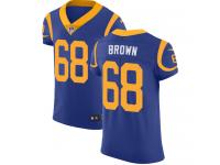 Nike Jamon Brown Elite Royal Blue Alternate Men's Jersey - NFL Los Angeles Rams #68 Vapor Untouchable