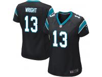 Nike Jarius Wright Game Black Home Women's Jersey - NFL Carolina Panthers #13