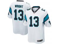 Nike Jarius Wright Game White Road Men's Jersey - NFL Carolina Panthers #13