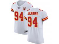 Nike Jarvis Jenkins Elite White Road Men's Jersey - NFL Kansas City Chiefs #94 Vapor Untouchable