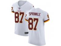 Nike Jeremy Sprinkle Washington Redskins Men's Elite White Vapor Untouchable Jersey