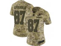 Nike Jeremy Sprinkle Washington Redskins Women's Limited Camo 2018 Salute to Service Jersey