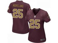 Nike Jimmy Moreland Washington Redskins Women's Game Burgundy Alternate Jersey