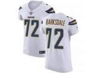 Nike Joe Barksdale Elite White Road Men's Jersey - NFL Los Angeles Chargers #72 Vapor Untouchable