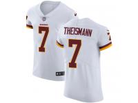 Nike Joe Theismann Elite White Road Men's Jersey - NFL Washington Redskins #7 Vapor Untouchable