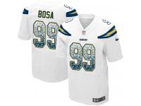 Nike Joey Bosa Elite White Road Men's Jersey - NFL Los Angeles Chargers #99 Drift Fashion