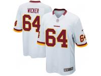 Nike JoJo Wicker Washington Redskins Men's Game White Jersey