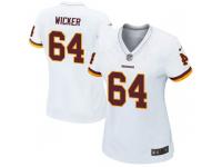 Nike JoJo Wicker Washington Redskins Women's Game White Jersey