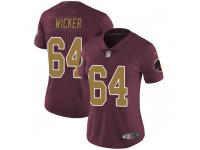 Nike JoJo Wicker Washington Redskins Women's Limited Burgundy Alternate Vapor Untouchable Jersey