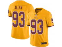 Nike Jonathan Allen Limited Gold Men's Jersey - NFL Washington Redskins #93 Rush Vapor Untouchable