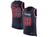 Nike Jordan Akins Navy Blue Men's Jersey - NFL Houston Texans #88 Rush Player Name & Number Tank Top