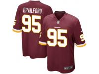 Nike Jordan Brailford Washington Redskins Men's Game Burgundy Team Color Jersey