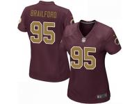 Nike Jordan Brailford Washington Redskins Women's Game Burgundy Alternate Jersey