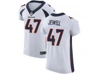 Nike Josey Jewell Elite White Road Men's Jersey - NFL Denver Broncos #47 Vapor Untouchable