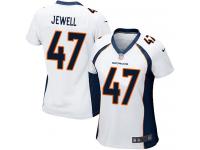 Nike Josey Jewell Game White Road Women's Jersey - NFL Denver Broncos #47