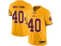 Nike Josh Harvey-Clemons Washington Redskins Men's Limited Gold Color Rush Jersey