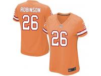 Nike Josh Robinson Limited Orange Alternate Women's Jersey - NFL Tampa Bay Buccaneers #26