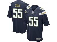 Nike Junior Seau Game Navy Blue Home Youth Jersey - NFL Los Angeles Chargers #55