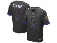 Nike Justin Tucker Elite Black Alternate Men's Jersey - NFL Baltimore Ravens #9 Drift Fashion