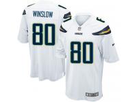 Nike Kellen Winslow Game White Road Youth Jersey - NFL Los Angeles Chargers #80