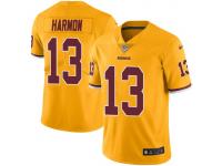 Nike Kelvin Harmon Washington Redskins Men's Limited Gold Color Rush Jersey