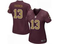 Nike Kelvin Harmon Washington Redskins Women's Game Burgundy Alternate Jersey