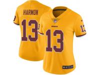 Nike Kelvin Harmon Washington Redskins Women's Limited Gold Color Rush Jersey