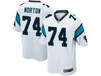 Nike Kendrick Norton Carolina Panthers Men's Game White Jersey