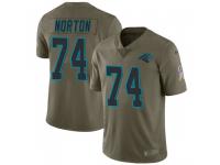 Nike Kendrick Norton Carolina Panthers Men's Limited Green 2017 Salute to Service Jersey