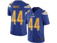 Nike Kyzir White Limited Electric Blue Youth Jersey - NFL Los Angeles Chargers #44 Rush Vapor Untouchable