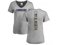 Nike Lance Alworth Ash Backer Women's - NFL Los Angeles Chargers #19 T-Shirt