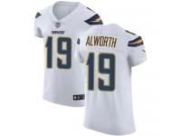 Nike Lance Alworth Elite White Road Men's Jersey - NFL Los Angeles Chargers #19 Vapor Untouchable