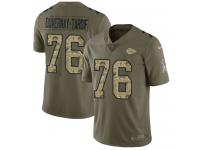 Nike Laurent Duvernay-Tardif Limited Olive Camo Men's Jersey - NFL Kansas City Chiefs #76 2017 Salute to Service
