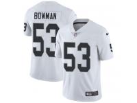 Nike Limited NaVorro Bowman White Men's Jersey - Oakland Raiders #53 NFL Vapor Untouchable Road