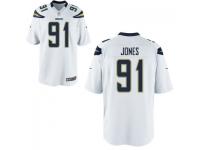 Nike Los Angeles Chargers #91 Justin Jones Youth Game Jersey