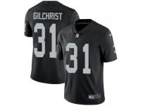 Nike Marcus Gilchrist Limited Black Home Men's Jersey - NFL Oakland Raiders #31 Vapor Untouchable
