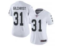 Nike Marcus Gilchrist Limited White Road Women's Jersey - NFL Oakland Raiders #31 Vapor Untouchable