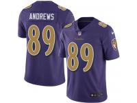 Nike Mark Andrews Elite Purple Men's Jersey - NFL Baltimore Ravens #89 Rush Vapor Untouchable