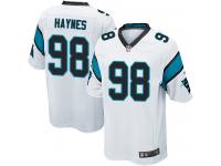 Nike Marquis Haynes Game White Road Youth Jersey - NFL Carolina Panthers #98
