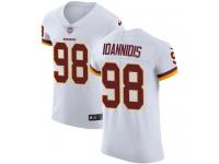 Nike Matthew Ioannidis Elite White Road Men's Jersey - NFL Washington Redskins #98 Vapor Untouchable