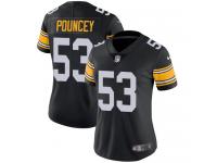 Nike Maurkice Pouncey Limited Black Alternate Women's Jersey - NFL Pittsburgh Steelers #53 Vapor Untouchable