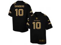 Nike Men Denver Broncos #10 Emmanuel Sanders Pro Line Black Super Bowl 50 Fashion Jersey