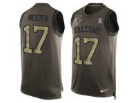 Nike Men NFL Atlanta Falcons #17 Devin Hester Olive Salute To Service Tank Top