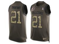 Nike Men NFL Atlanta Falcons #21 Desmond Trufant Olive Salute To Service Tank Top