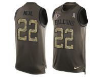 Nike Men NFL Atlanta Falcons #22 Keanu Neal Olive Salute To Service Tank Top