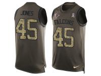 Nike Men NFL Atlanta Falcons #45 Deion Jones Olive Salute To Service Tank Top