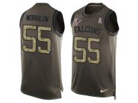 Nike Men NFL Atlanta Falcons #55 Paul Worrilow Olive Salute To Service Tank Top